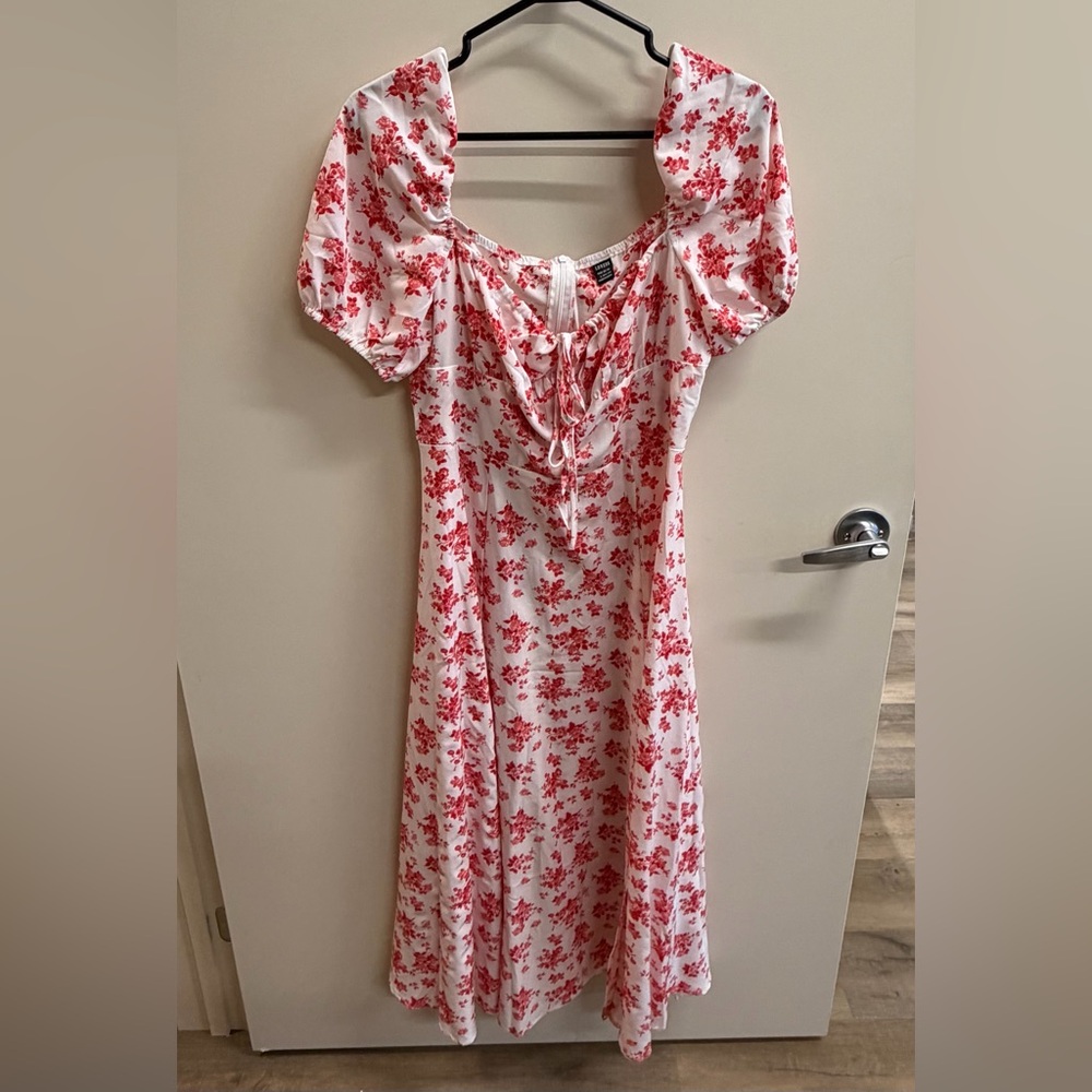 New Floral Midi Dress